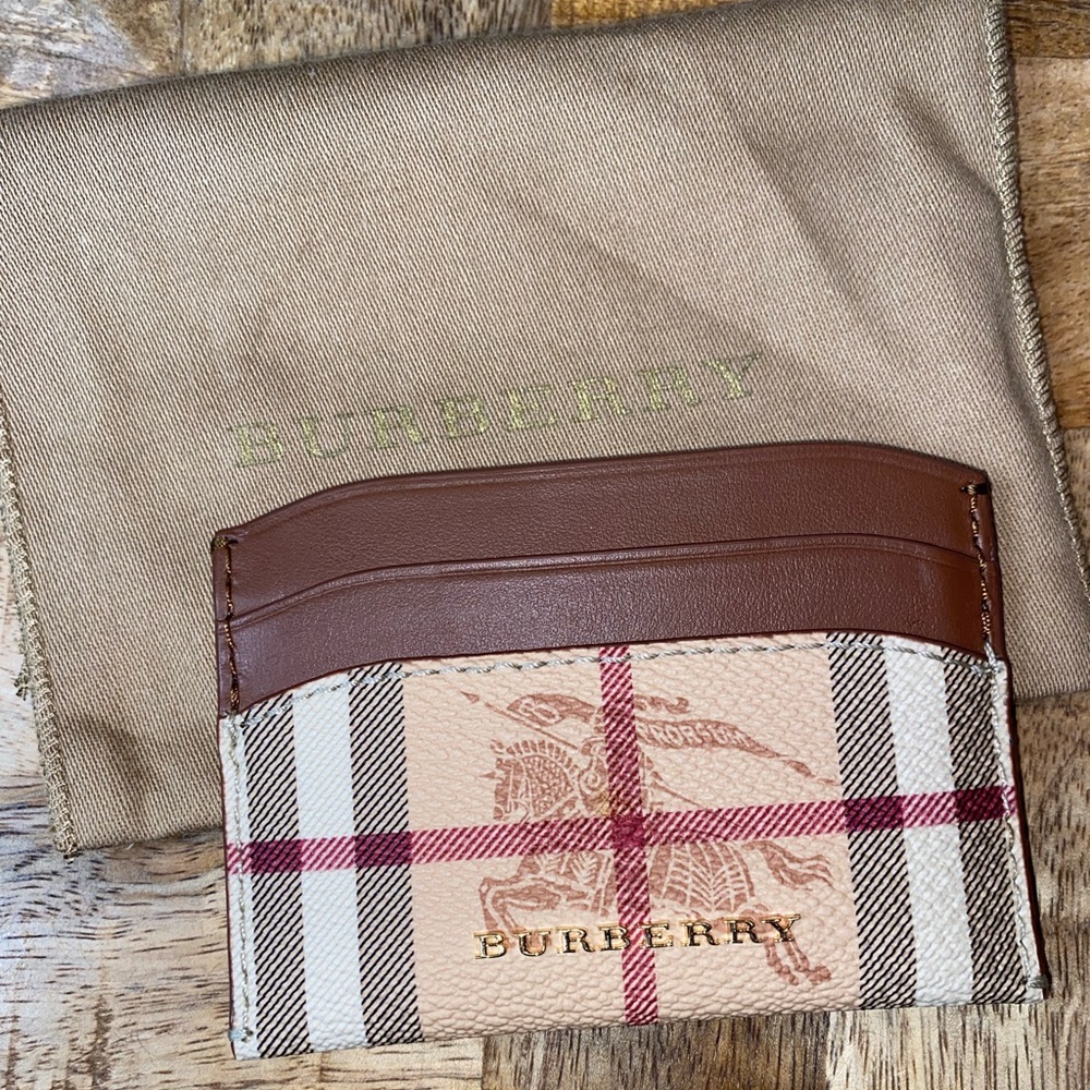 Gently Used Burberry Card Holder